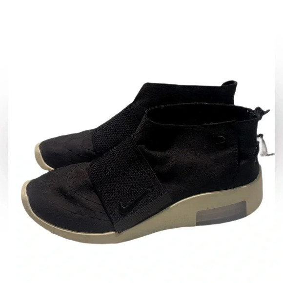 Nike Fear of God Moccasin lace less casual trendy streetwear black sneaker M5/W7 - Picture 4 of 8